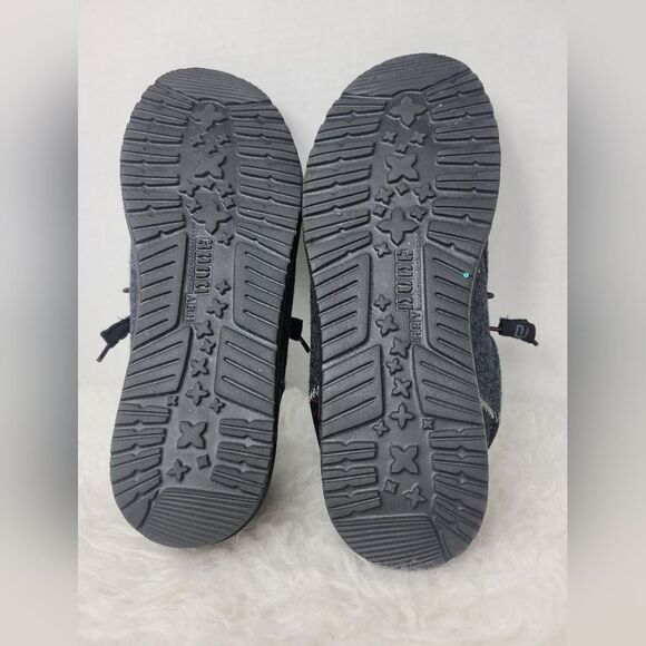 Hey Dude Men's Wally Funk Wool Black Aztec  Men’s Shoes Size 9 US 42 EUR - Picture 10 of 10